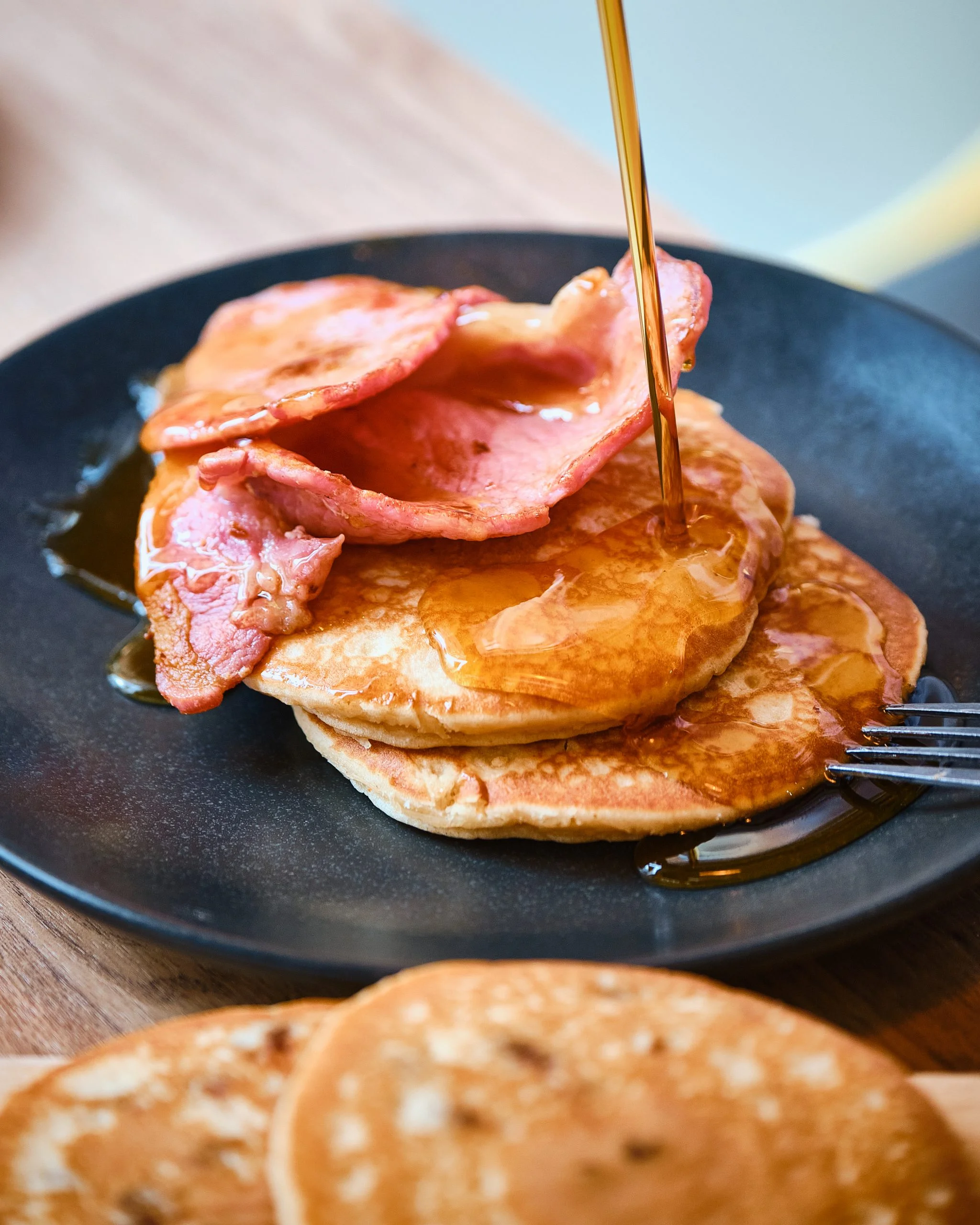pancakes on a plate