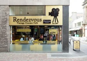 rendezvous cafe outside shop