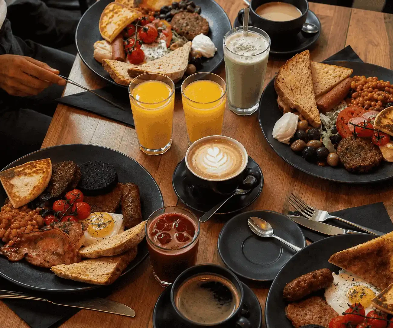 Breakfast table